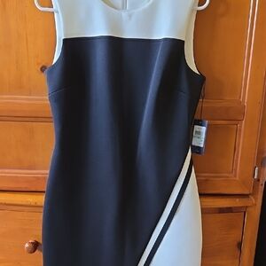 Brand New / With Tags, Tommy Hilfiger Black and White Dress